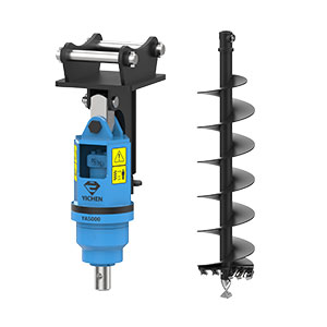 YA-5000挖机螺旋钻 挖改螺旋钻驱动头 挖掘机属具钻机